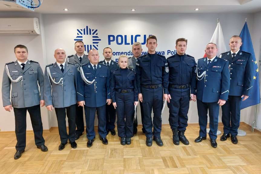 nowi policjanci w KPP Ropczyce