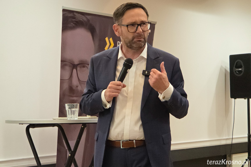 Daniel Obajtek w Krośnie: jedyne co bym chciał, żeby ta zaraza przestała dręczyć kraj i odeszła