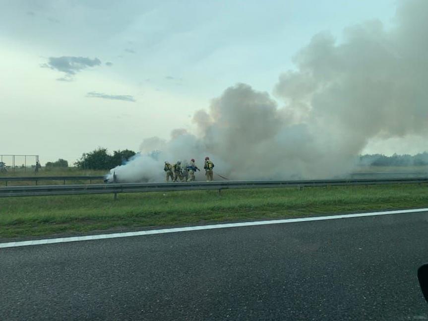 Dwa wypadki i kolizja na autostradzie A4