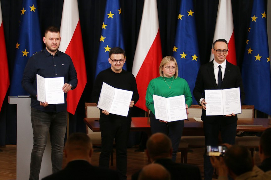 Protest przewoźników na granicy polsko-ukraińskiej zawieszony