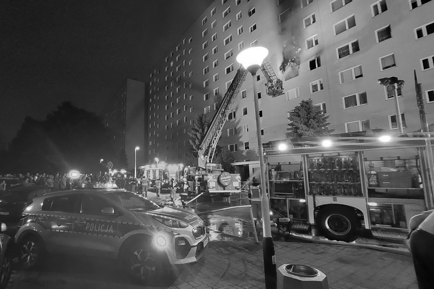 Tragiczny pożar w Rzeszowie. Nie żyje 14-latka
