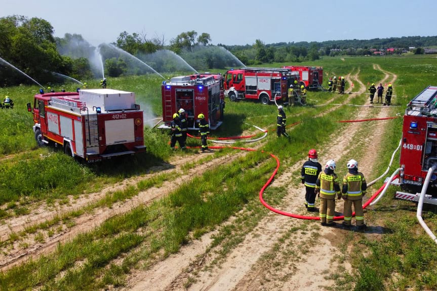 W Ujeździe ćwiczyła powiatowa kompania zaopatrzenia wodnego