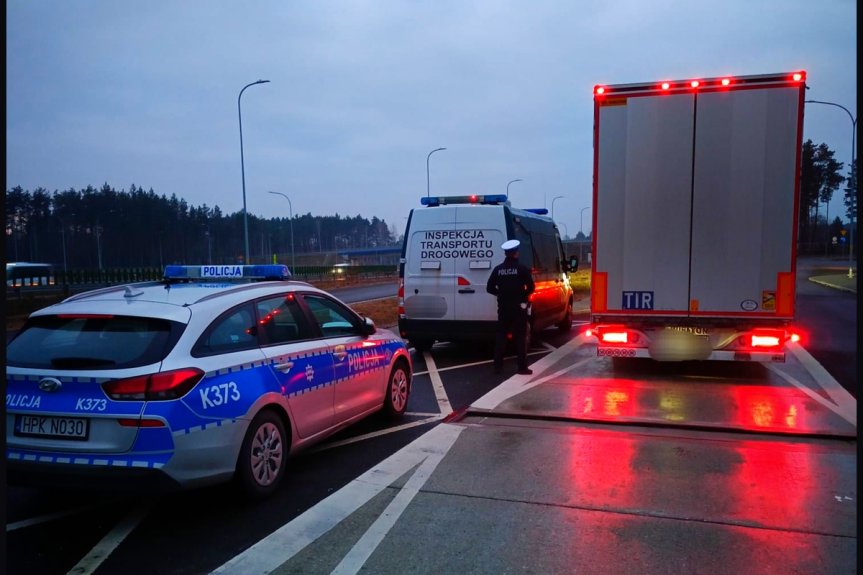 Wspólne działania policjantów z Inspekcją Transportu Drogowego