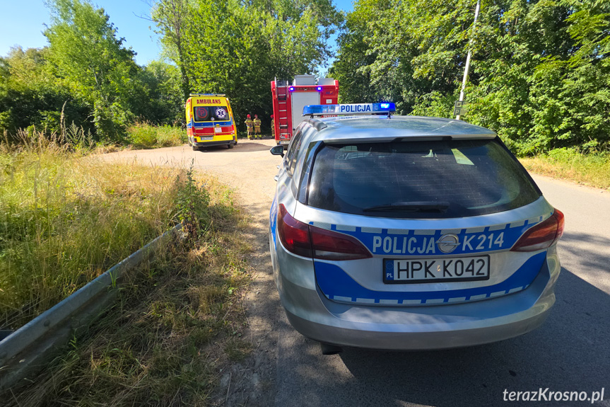 Wypadek motocyklisty w Równem