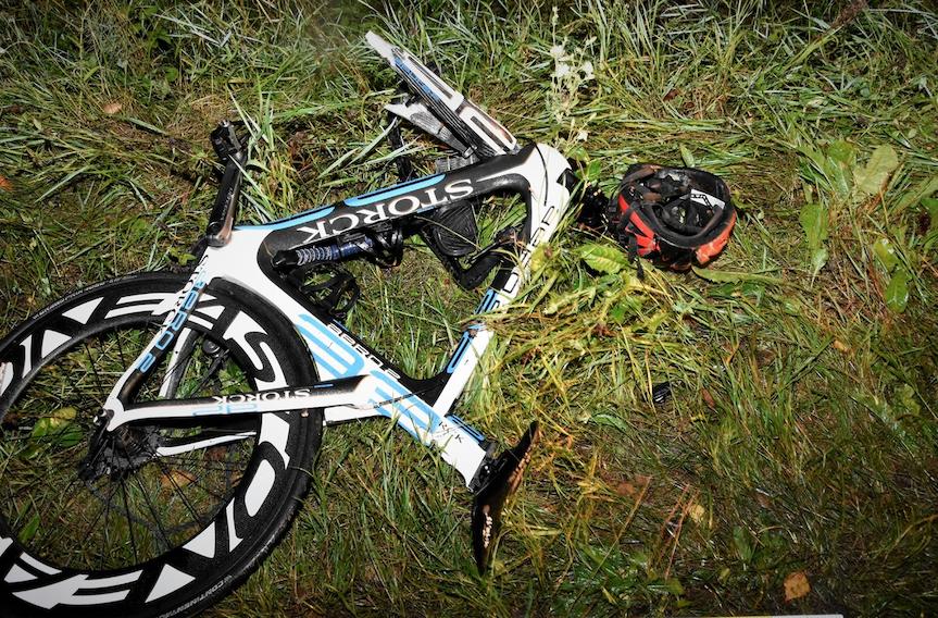 Wypadek w Leszczach. Nie żyje rowerzysta