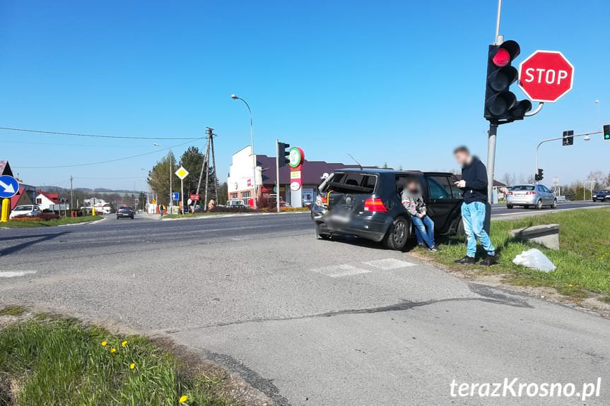 Iwonicz.Najechanie na tył volkswagena