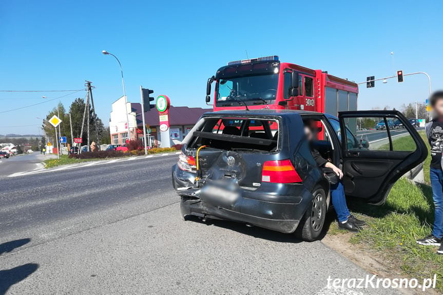 Iwonicz.Najechanie na tył volkswagena