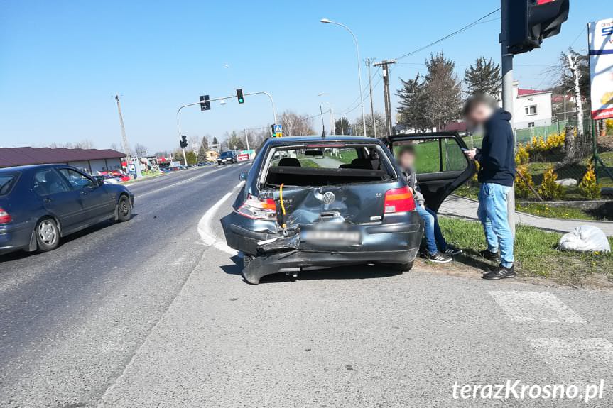Iwonicz.Najechanie na tył volkswagena