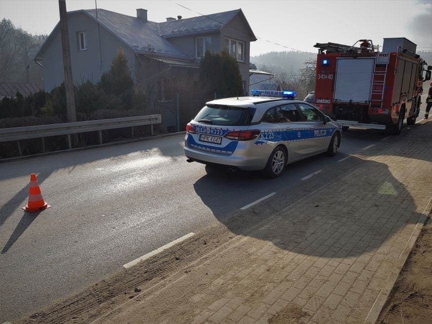 Iwonicz Zdrój. Zderzenie mikrobusu z samochodem osobowym