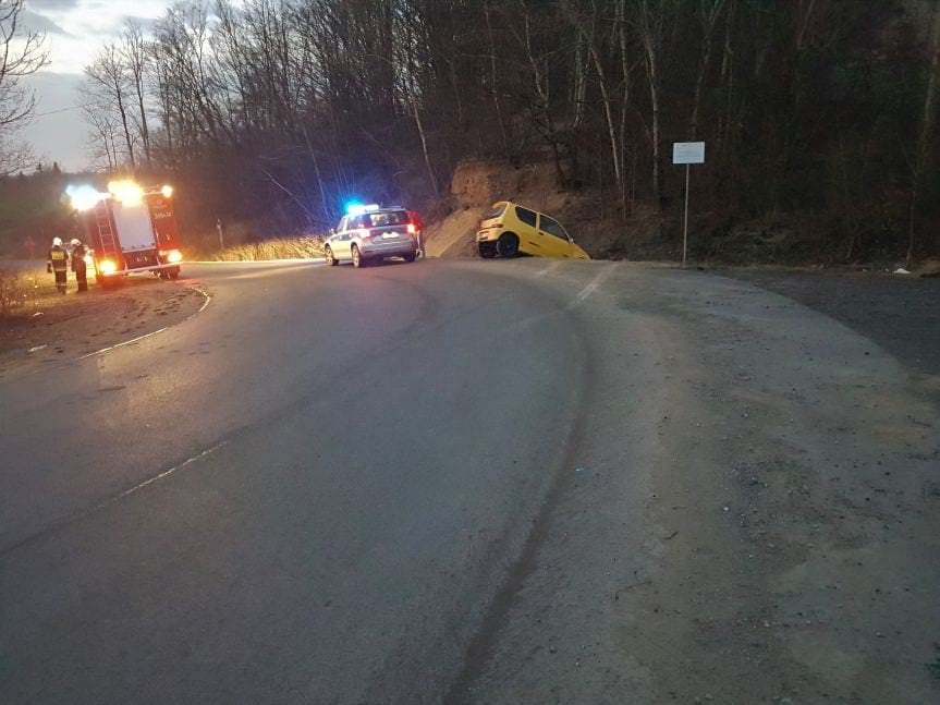 Kolizja drogowa w miejscowości Równe