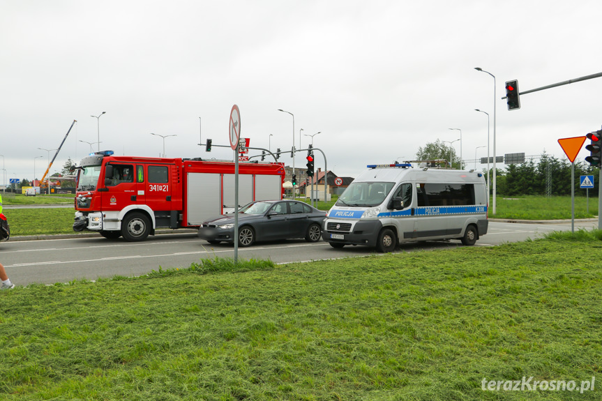 Kolizja na Bieszczadzkiej w Krośnie