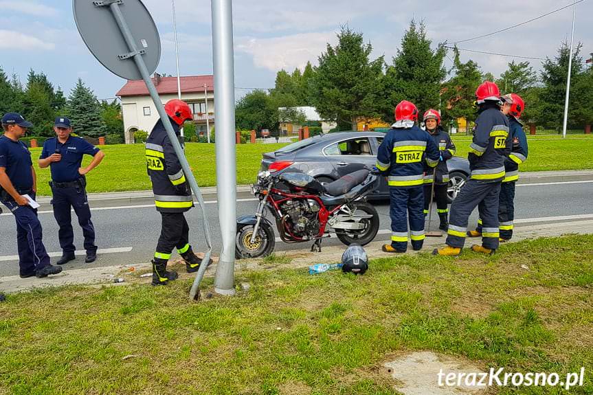 Kolizja na ul. Bieszczadzkiej