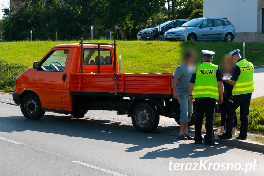 Kolizja na ul. Korczyńskiej