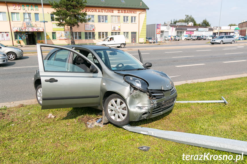 Kolizja na ul. Podkarpackiej w Krośnie