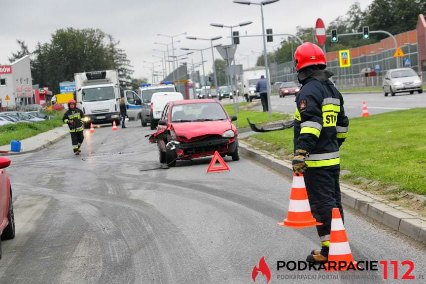 Kolizja na ul. Podkarpackiej w Krośnie