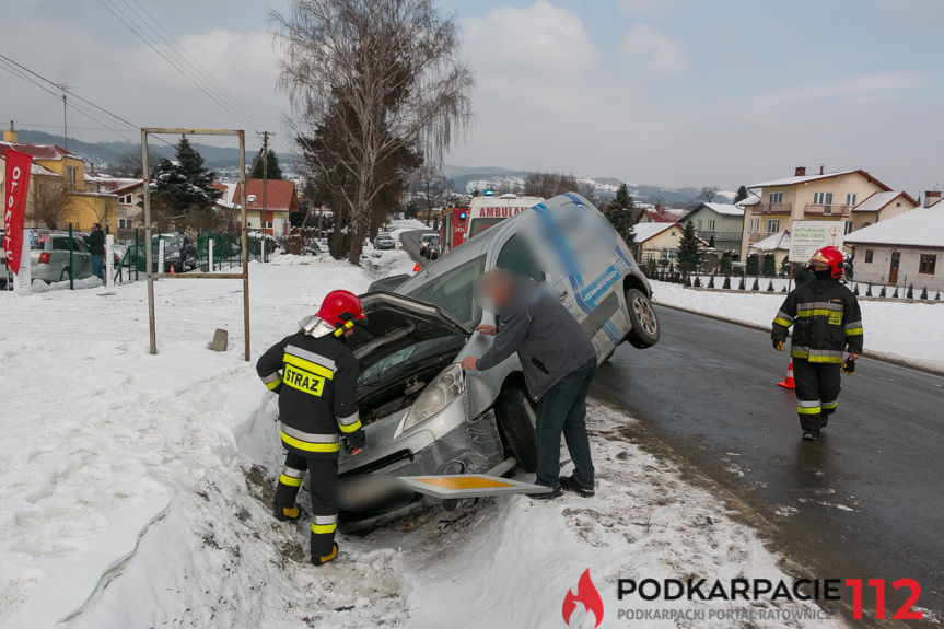 Kolizja w Korczynie