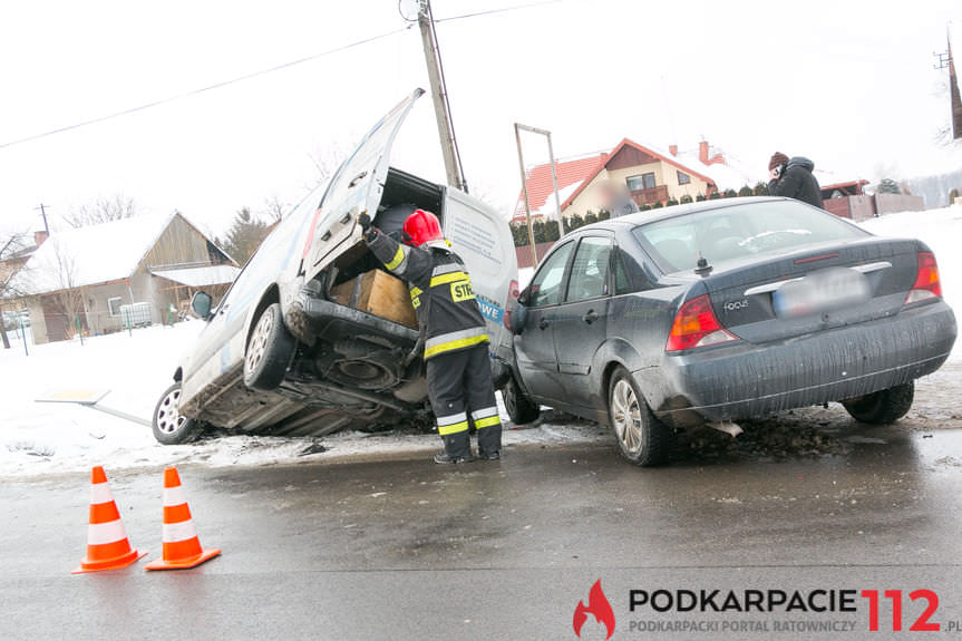 Kolizja w Korczynie