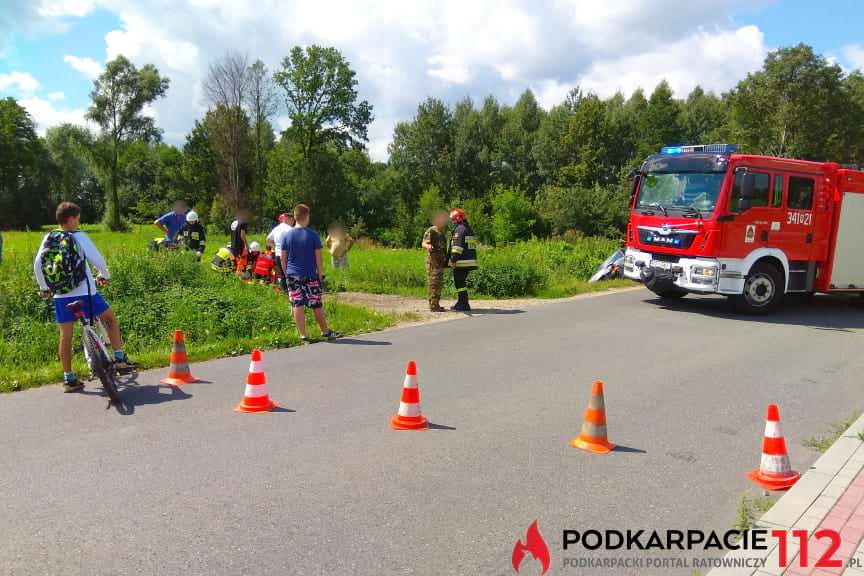 Krościenko Wyżne - seicento wypadło z drogi