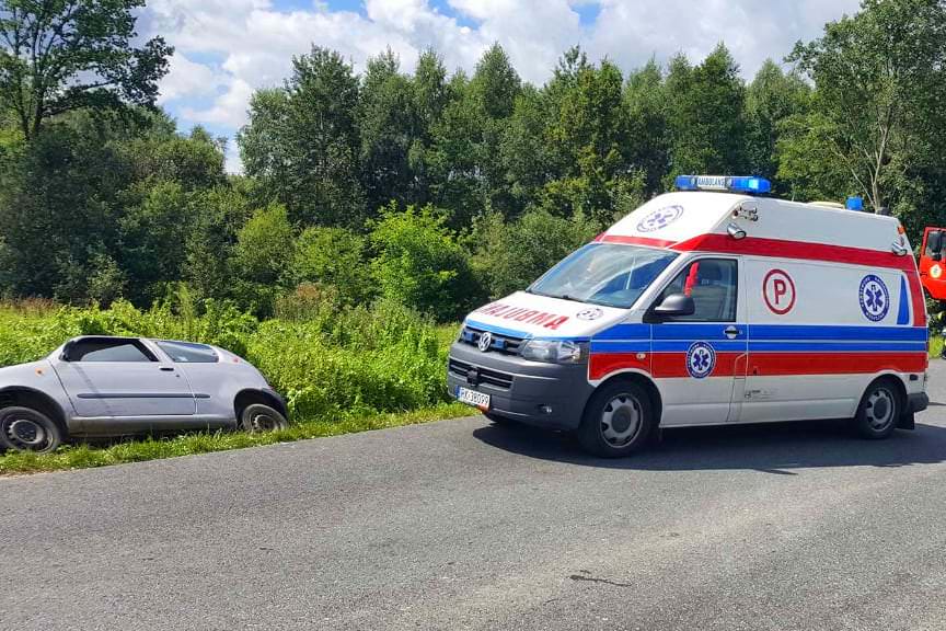 Krościenko Wyżne - seicento wypadło z drogi