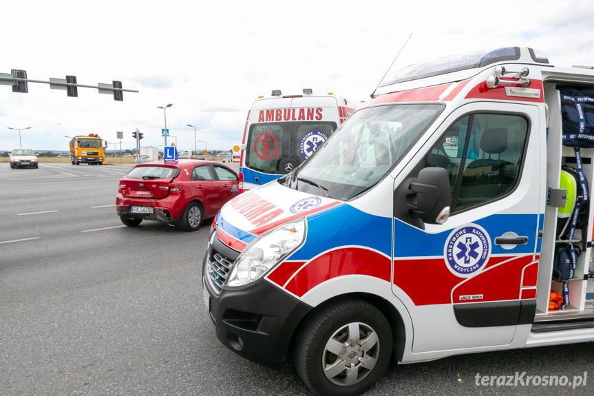Krosno. Wypadek z udziałem samochodu WORD