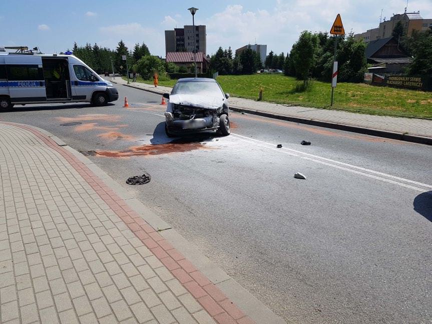 KROSNO. Zderzenie Volkswagena i Seata