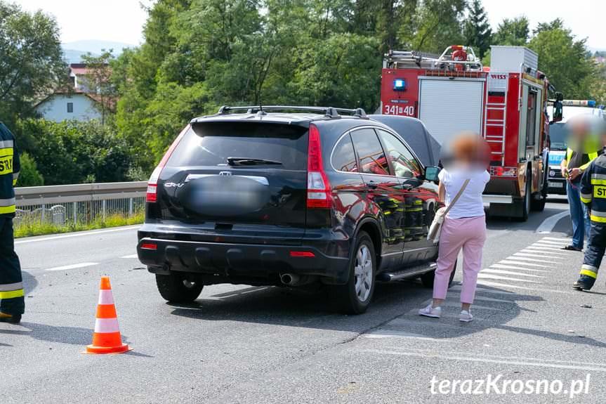 Łężany. Zderzenie dwóch samochodów osobowych