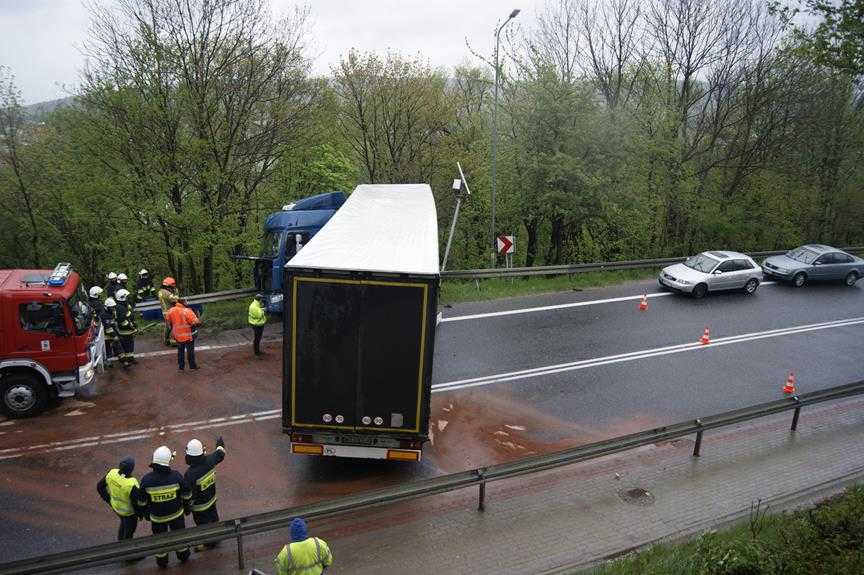 Niebezpieczna kolizja na dk19 koło  Dukli 