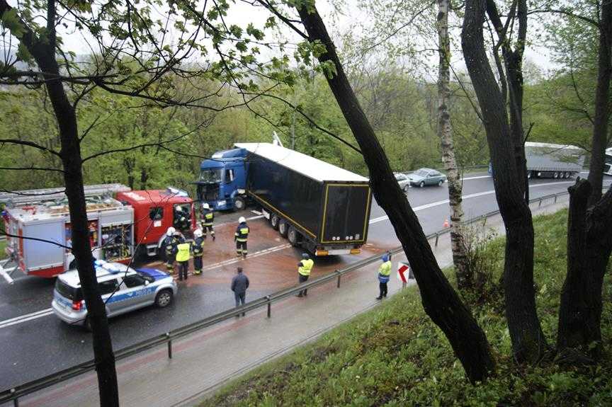 Niebezpieczna kolizja na dk19 koło  Dukli 