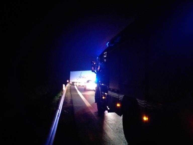 Nocne zderzenie na zakręcie śmierci 