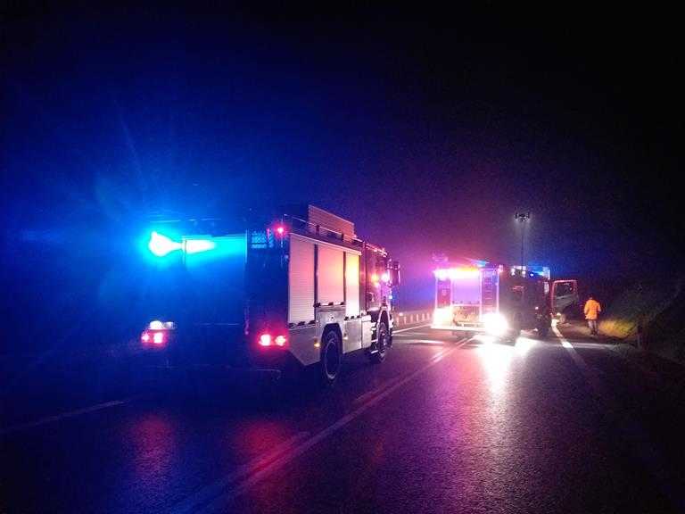 Nocne zderzenie na zakręcie śmierci 