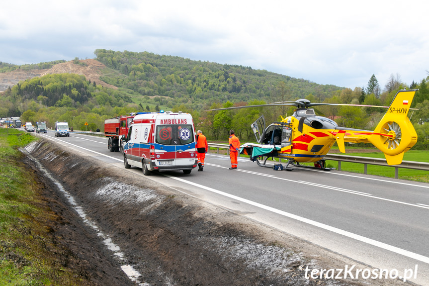 Nowa Wieś.Poważny wypadek na DK19