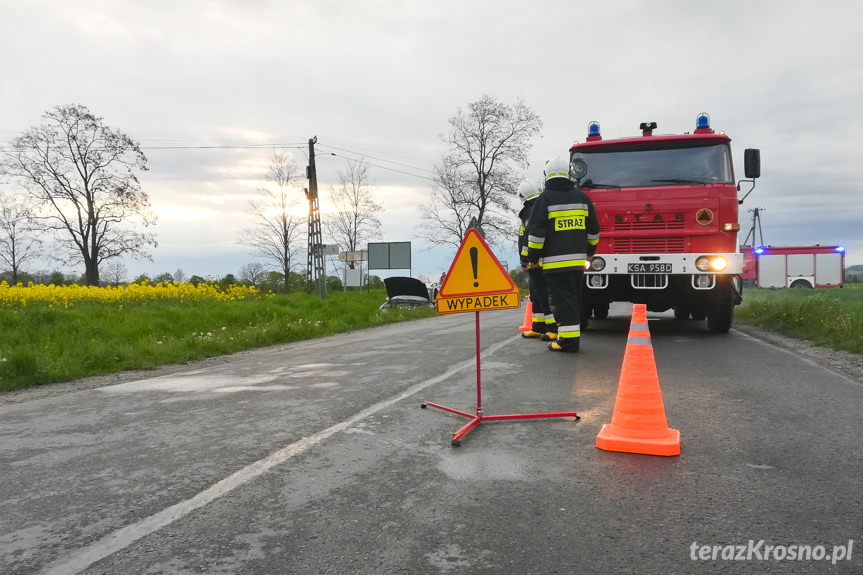 Pastwiska. Zderzenie dwóch samochodów osobowych