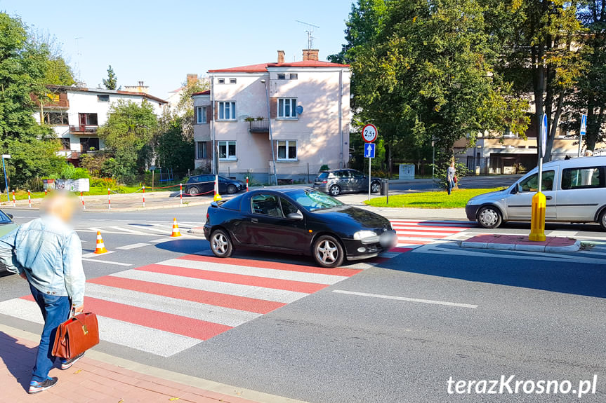 Potracenie na przejściu dla pieszych