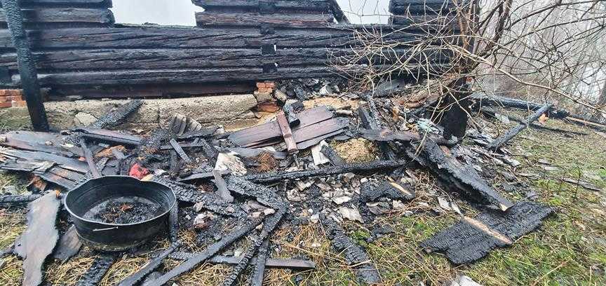 Poważny pożar opuszczonego budynku 