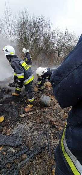 Poważny pożar opuszczonego budynku 