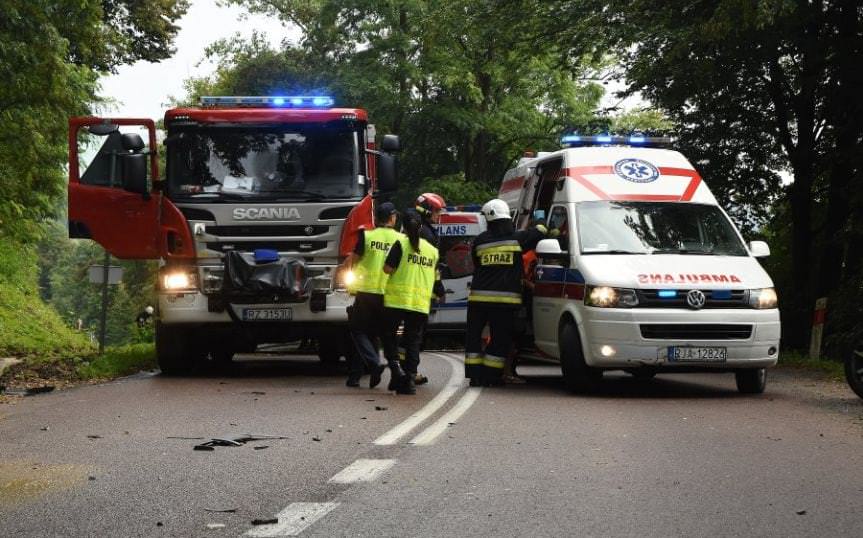 Poważny wypadek drogowy w miejscowości Babice