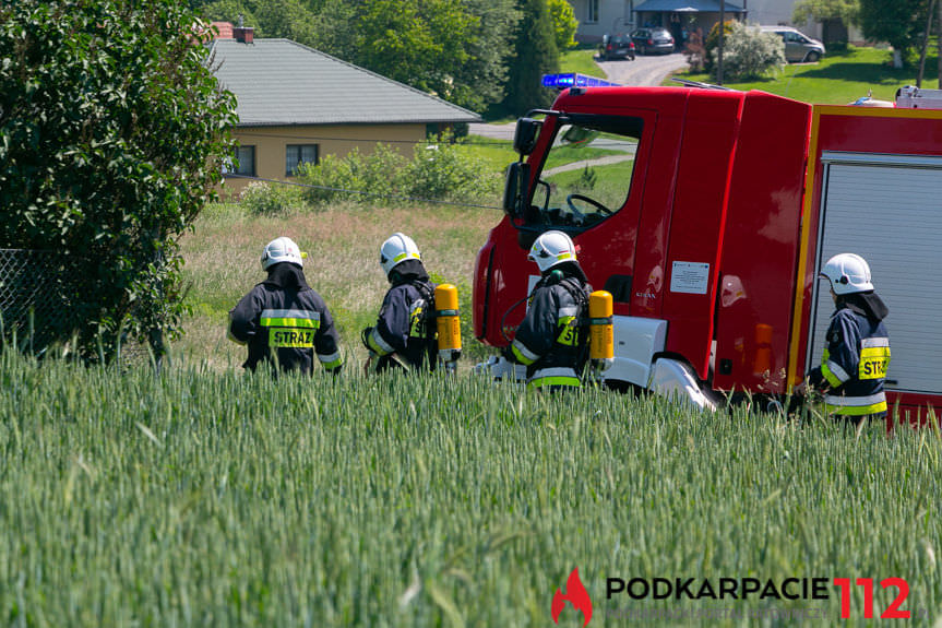 Pożar budynku gospodarczego w Kopytowej