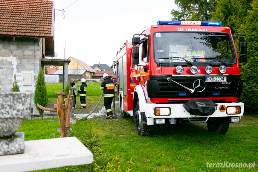 Pożar budynku mieszkalnego w Przybówce