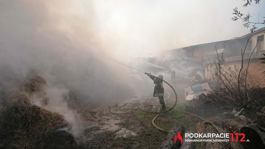 Pożar cegielni w Radymnie