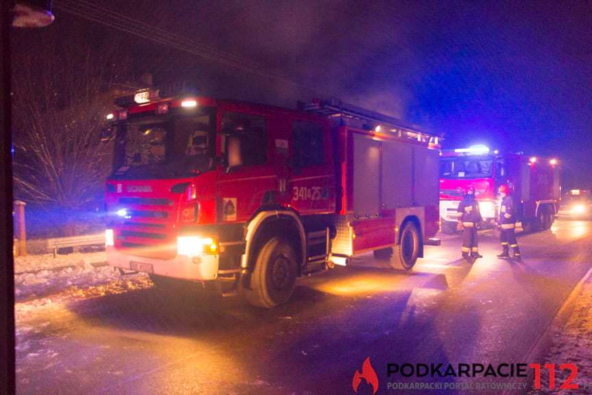 Pożar domu w Posadzie Górnej