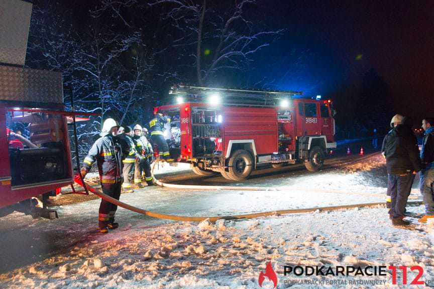 Pożar domu w Posadzie Górnej