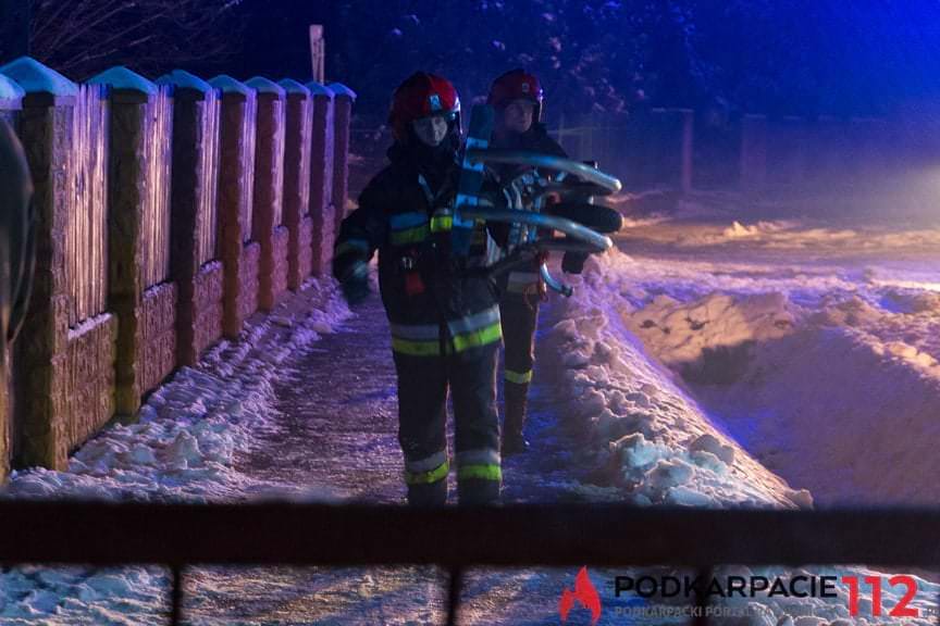 Pożar domu w Posadzie Górnej
