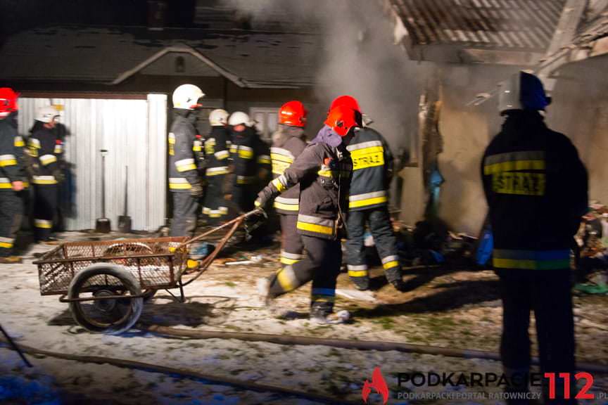Pożar domu w Posadzie Górnej