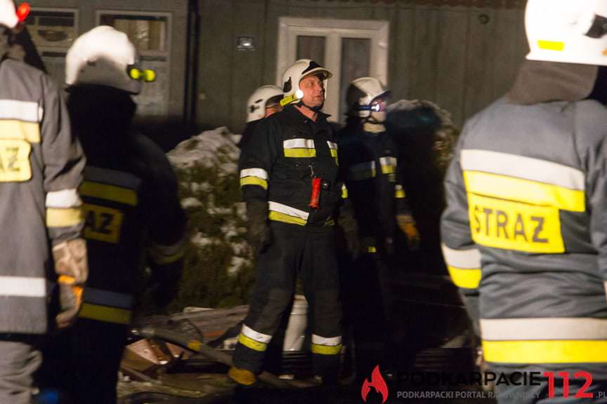Pożar domu w Posadzie Górnej