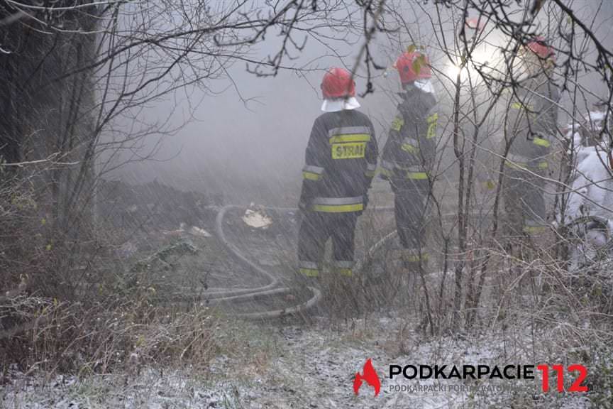 Pożar domu w Rzeszowie