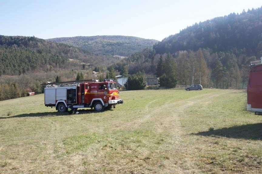 Pożar lasu w Parku narodowym 