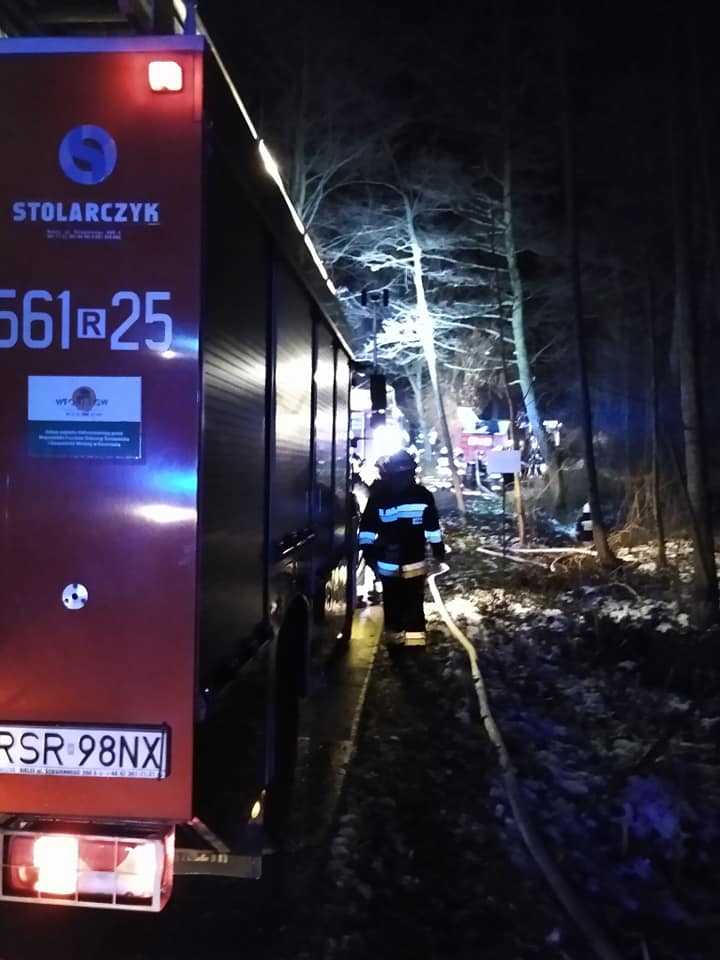  Pożar opuszczonego budynku 