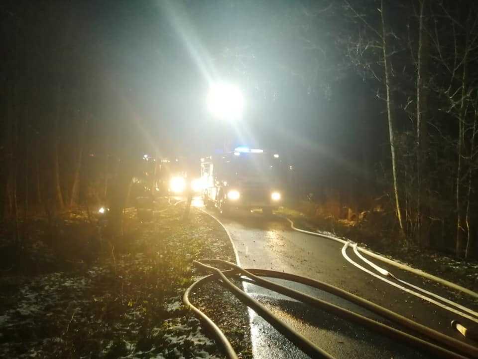  Pożar opuszczonego budynku 