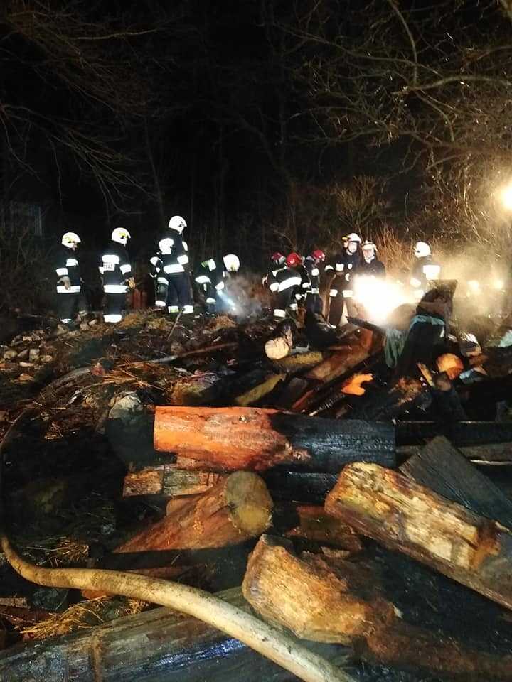  Pożar opuszczonego budynku 