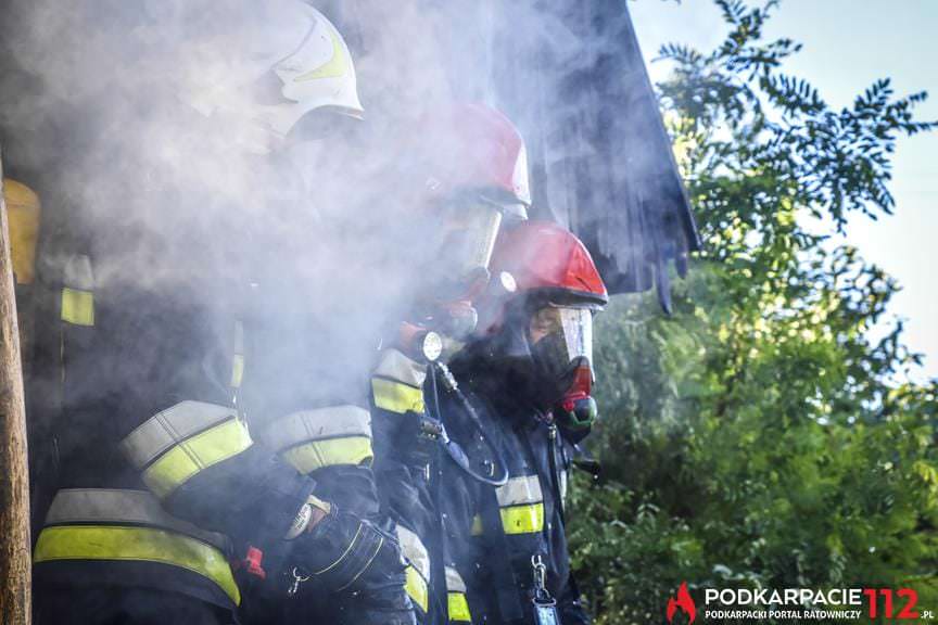 Pożar pustostanu Rymanów